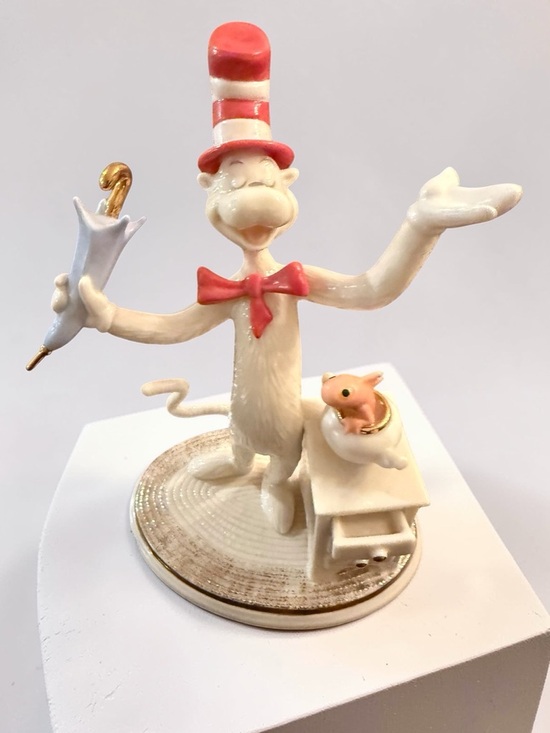Lenox Other - Lenox Dr. Seuss The Cat in the Hat Ivory China Figurine 24k Gold Accents